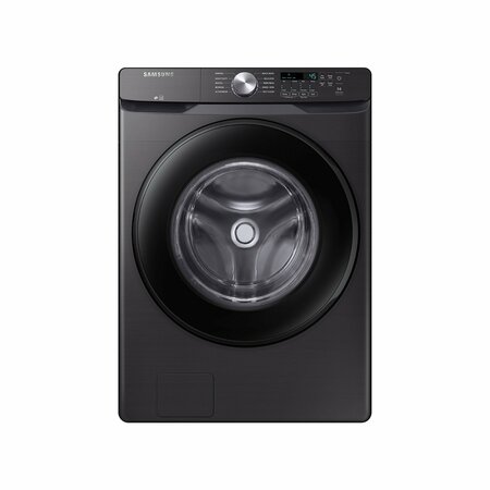 ALMO 4.5 cu. ft. Front Load Washer with Vibration Reduction Technology+ and Smart Care in Brushed Black WF45T6000AV